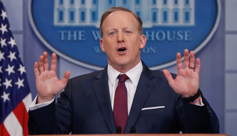 The report said Spicer isn't expected to do a daily briefing after Trump's foreign trip, which begins Friday. (AP Photo/Pablo Martinez Monsivais)