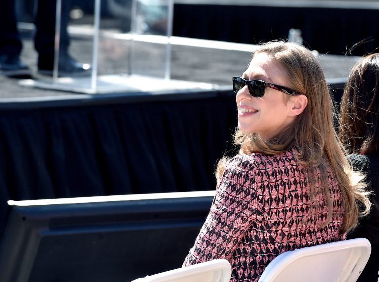 Chelsea Clinton, vice chair of the Clinton Foundation appears at an announcement by ServiceNation to launch 'Serve A Year' at Jimmy Kimmel Live! studios on March 23, 2015 in Los Angeles, California. (Photo by Kevin Winter/Getty Images)