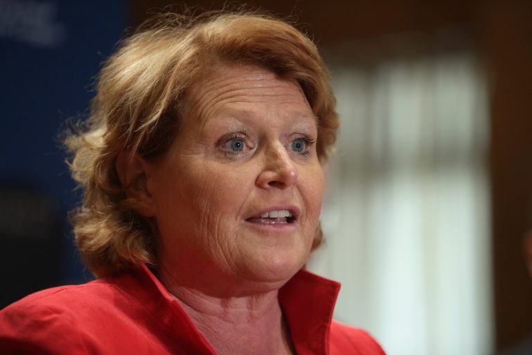 Sen. Heidi Heitkamp is the only thing North Dakota Democrats have going for them right now. (Getty images)