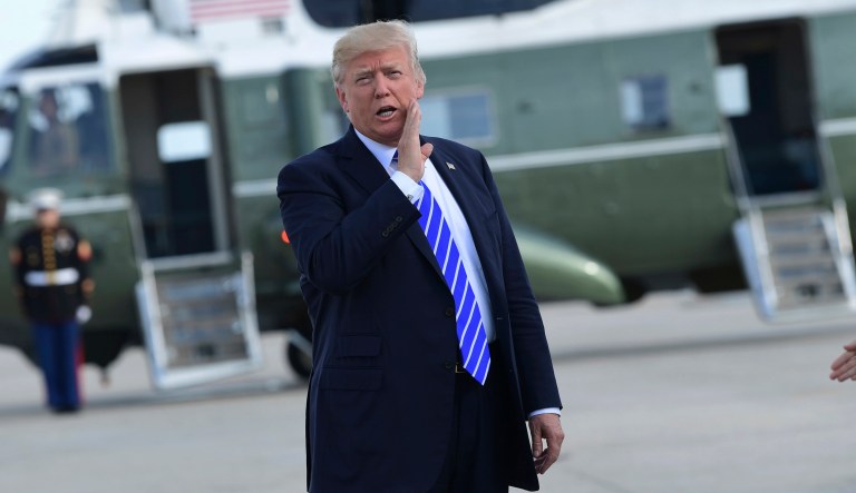 President Trump that Senate Republicans will have the votes to pass conservative healthcare reform, just not this week. (AP Photo/Susan Walsh)