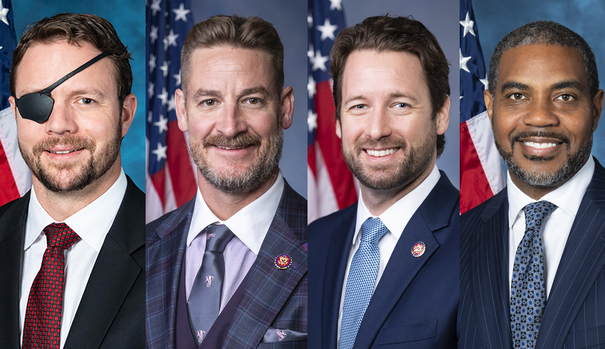 Beards: Dan Crenshaw, Greg Steube, Joe Cunningham, Steven Horsford
