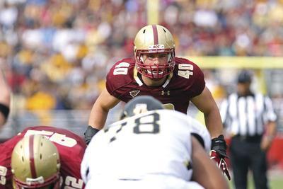 Anthony Nesmith/AP
Boston College linebacker Luke Kuechly keys the defense, averaging an ACC-leading 16.9 tackles per game.