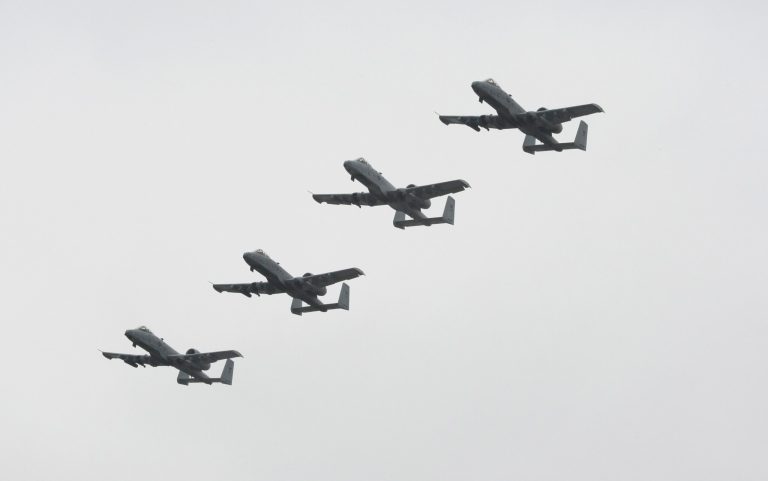 The Air Force has tried for several budget cycles to retire the A-10, saying that it needs the money to bring the new F-35 online. (AP Photo/Bob Brodbeck)