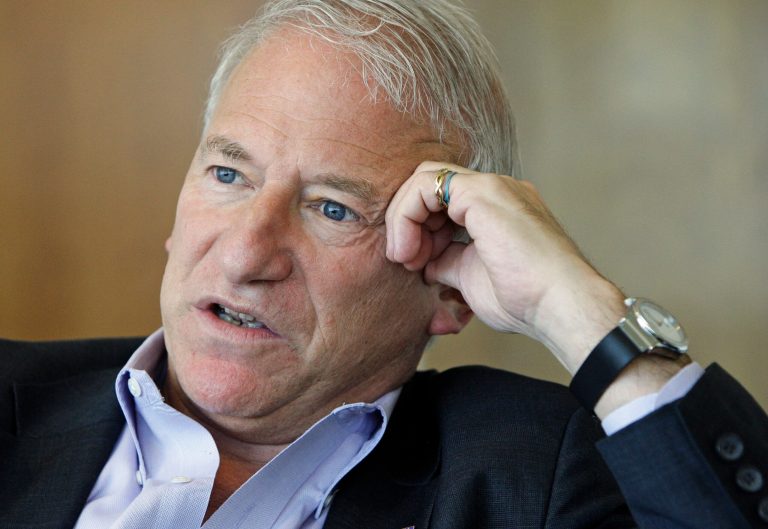 Andy Stern, president of the Service Employees International Union, wanted to merge many small, weak unions into a few mighty mega-unions like Europe. (AP Photo/Haraz N. Ghanbari)