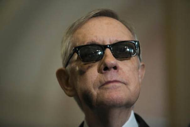 Senate Majority Leader Mitch McConnell, R-KY, speaks at a press conference on Tuesday, Feb. 24, 2015. Sen McConnell plans to end the Department of Homeland Security funding impasse by stripping the bill of immigration provisions. (Graeme Jennings/Washington Examiner)