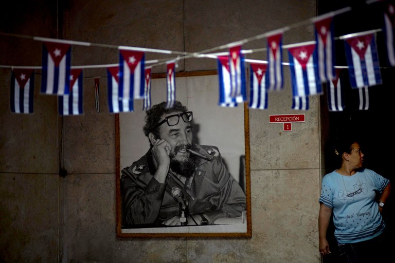 The message comes two days after former Cuban leader Fidel Castro died at the age of 90. The former dictator long blamed the United States for his country’s issues and his death was seen as a possible step toward reconciling relations between the two countries. (AP Photo/Ramon Espinosa)