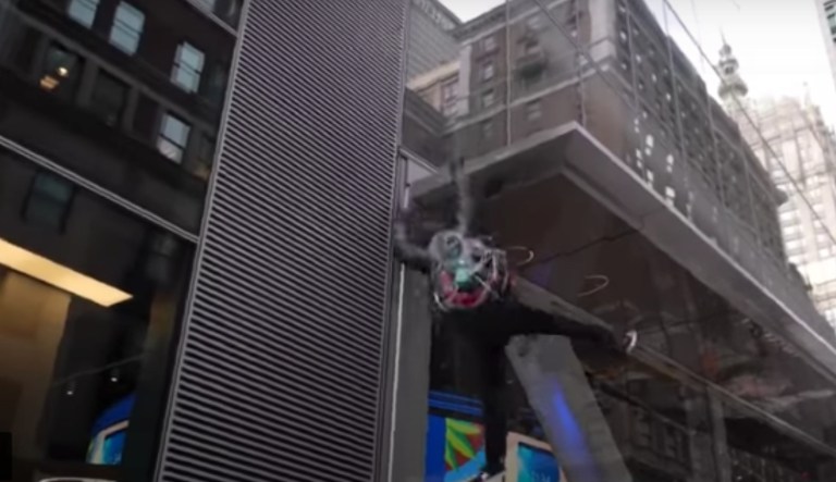 Climate protester’s attempt to scale Manhattan bank ends in tragedy