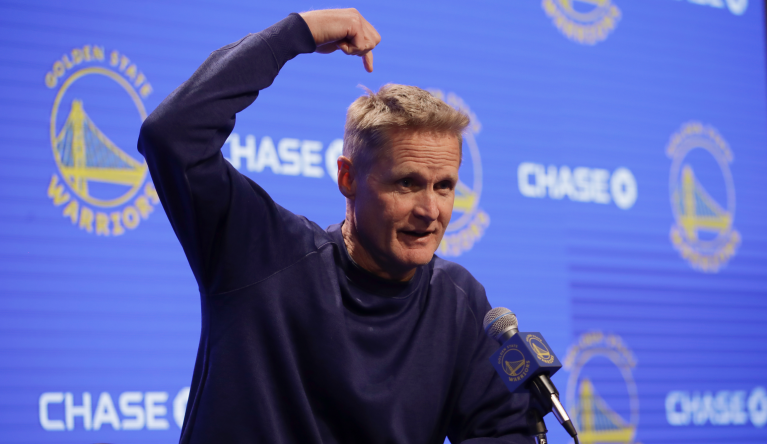 Beholden to Chinese blood money, Steve Kerr compares US gun ownership to state-sponsored genocide
