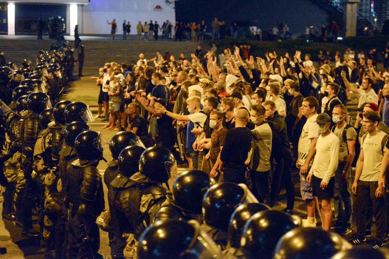 Protester dies in Belarus protests after explosive device detonates in his hands