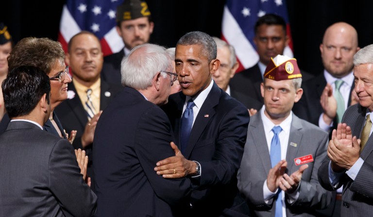 Sanders warns Obama against endorsing Biden
