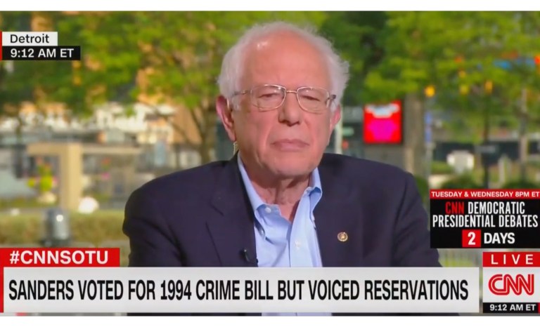 Bernie Sanders is ‘not happy’ he voted for the ‘terrible’ 1994 crime bill