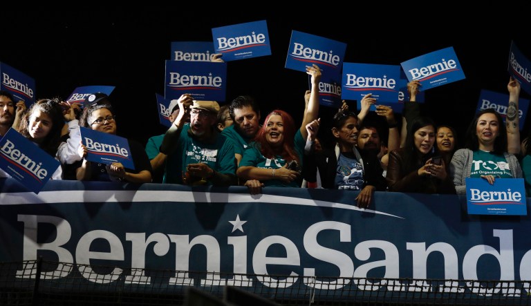 Bernie Sanders Seattle campaign headquarters vandalized