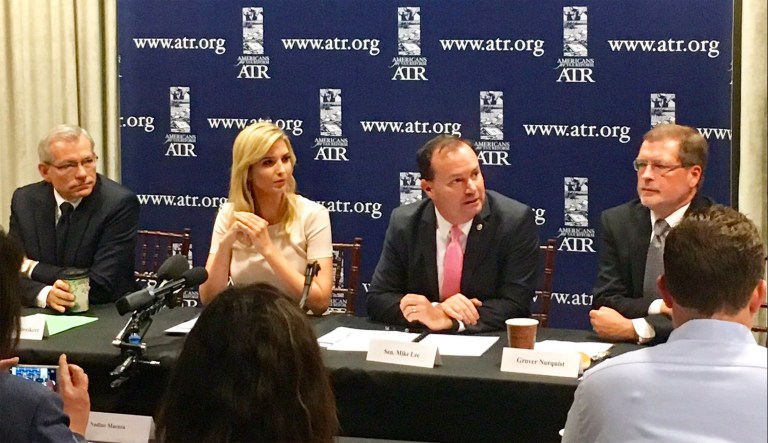 Trump, who was first to deliver remarks, spoke with obvious passion for the cause. (@IvankaTrump/Twitter)