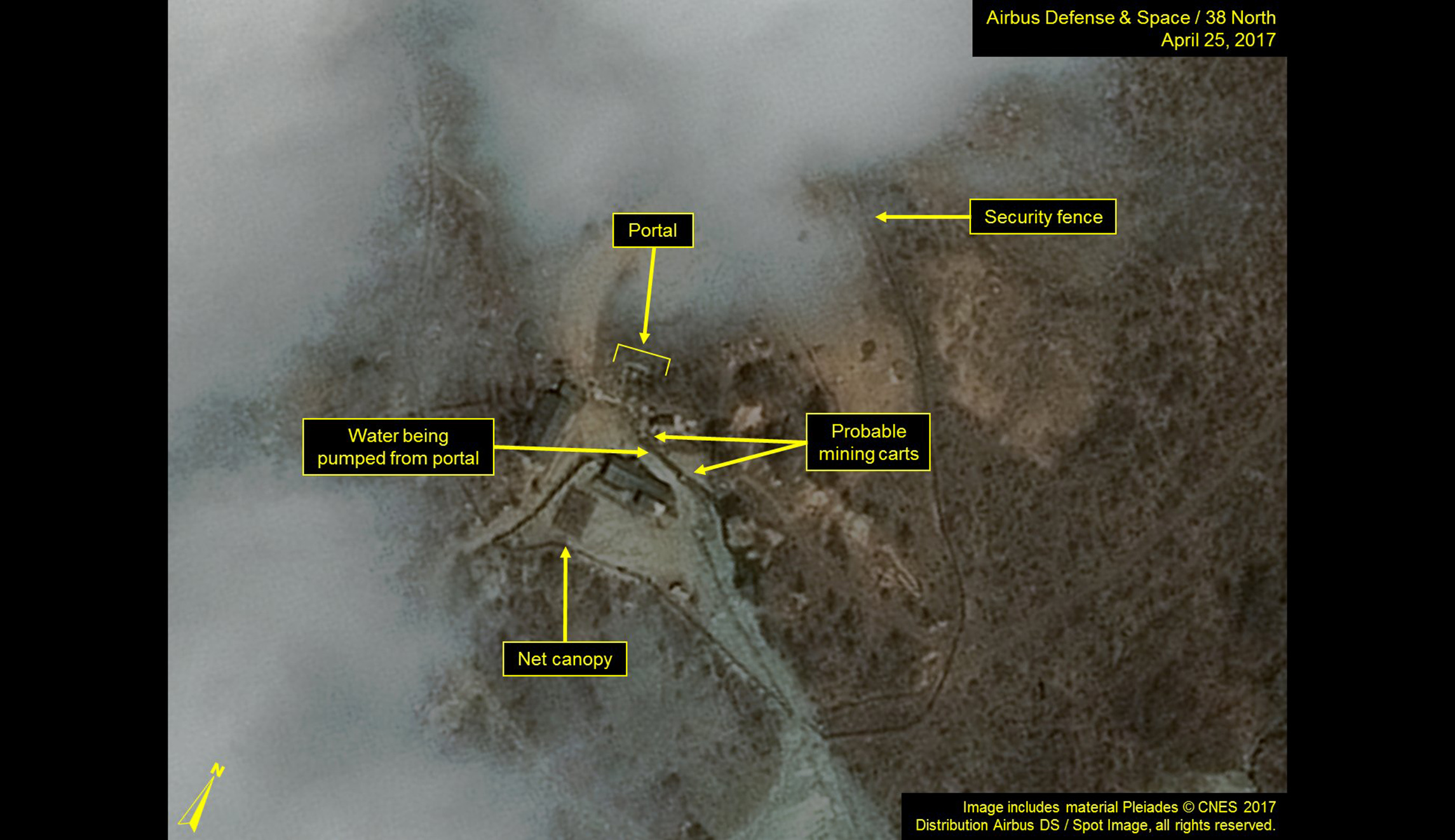Satellite photos show activity at North Korean nuke site — and lots of volleyball