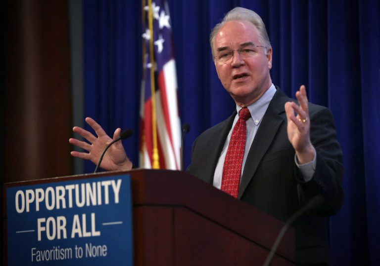 The plan is the first drawn up under Rep. Tom Price's leadership of the House Budget Committee. (Photo by Alex Wong/Getty Images File)