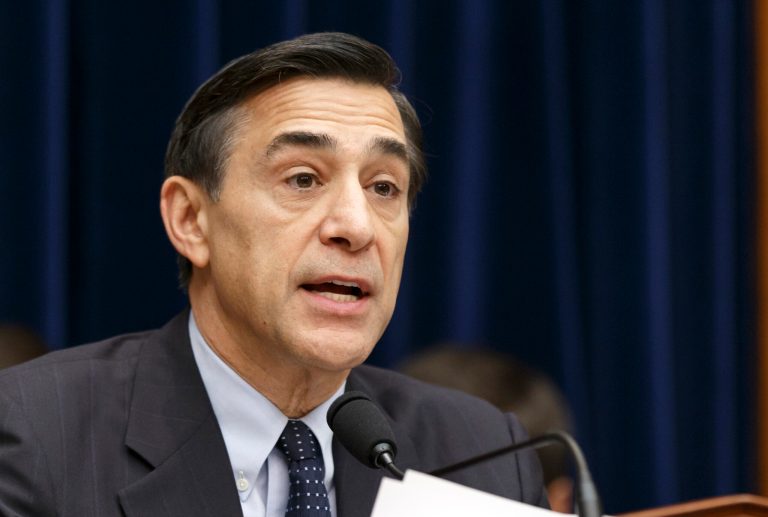 FILEN - This April 10, 2014 file photo shows House Oversight Committee Chairman Rep. Darrell Issa, R-Calif., speaking on Capitol Hill in Washington. Issa has reissued his subpoena demanding that Secretary of State John Kerry testify about documents provided to Congress about the deadly 2012 attack in Benghazi, Libya.  (AP Photo/J. Scott Applewhite, File)