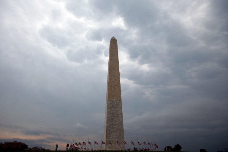 The Washington Monument will be closed for at least 10 days due to elevator repairs. (AP Photo/Alex Brandon, File)