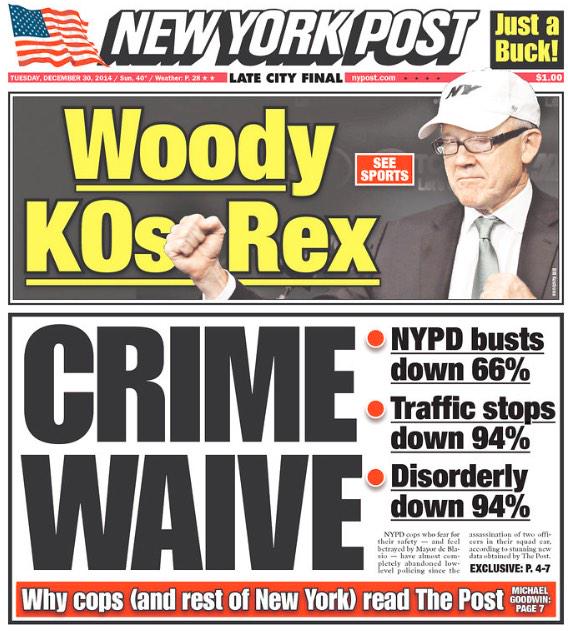 Do the wave: NY Post website botches print version pun