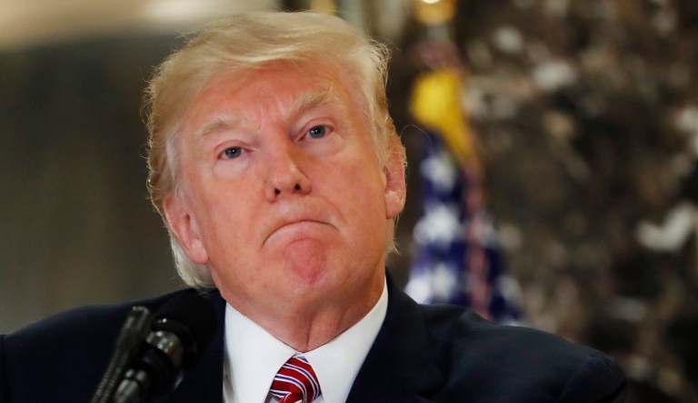 Trump believes a lot of stupid things. (AP Photo/Pablo Martinez Monsivais)