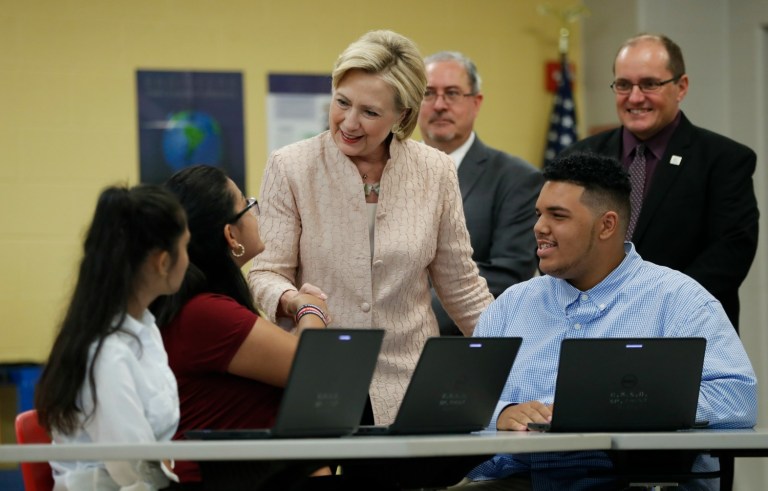 At least one Democrat called on Hillary Clinton to embrace school choice. (AP Photo/Carolyn Kaster)