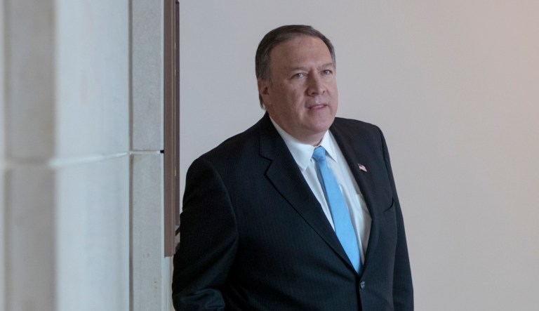 CIA Director Mike Pompeo is being considered as a possible replacement for beleaguered Secretary of State Rex Tillerson, according to a report. (AP Photo/J. Scott Applewhite)