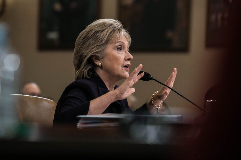 Matt Drudge believes Hillary Clinton was hopped up on anti-anxiety medication during her testimony Thursday. (Graeme Jennings/Washington Examiner)