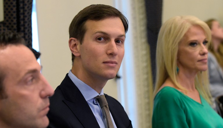 White House senior adviser Jared Kushner is reportedly considering hiring a new criminal lawyer because his current lawyee has connections to Robert Mueller, the special counsel handing the Russia investigation. (AP Photo/Susan Walsh)