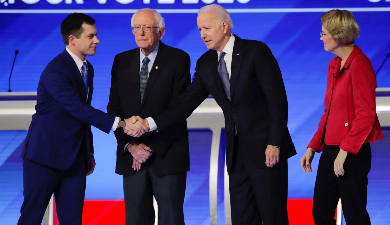 Buttigieg frames Biden as an establishment dinosaur