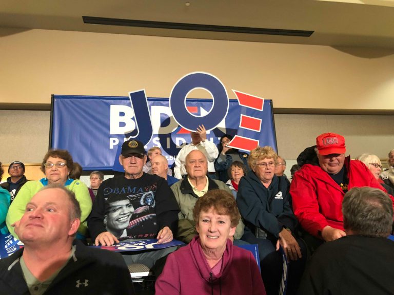 Iowa: Biden gives his aging supporters a message of hope — without too much change