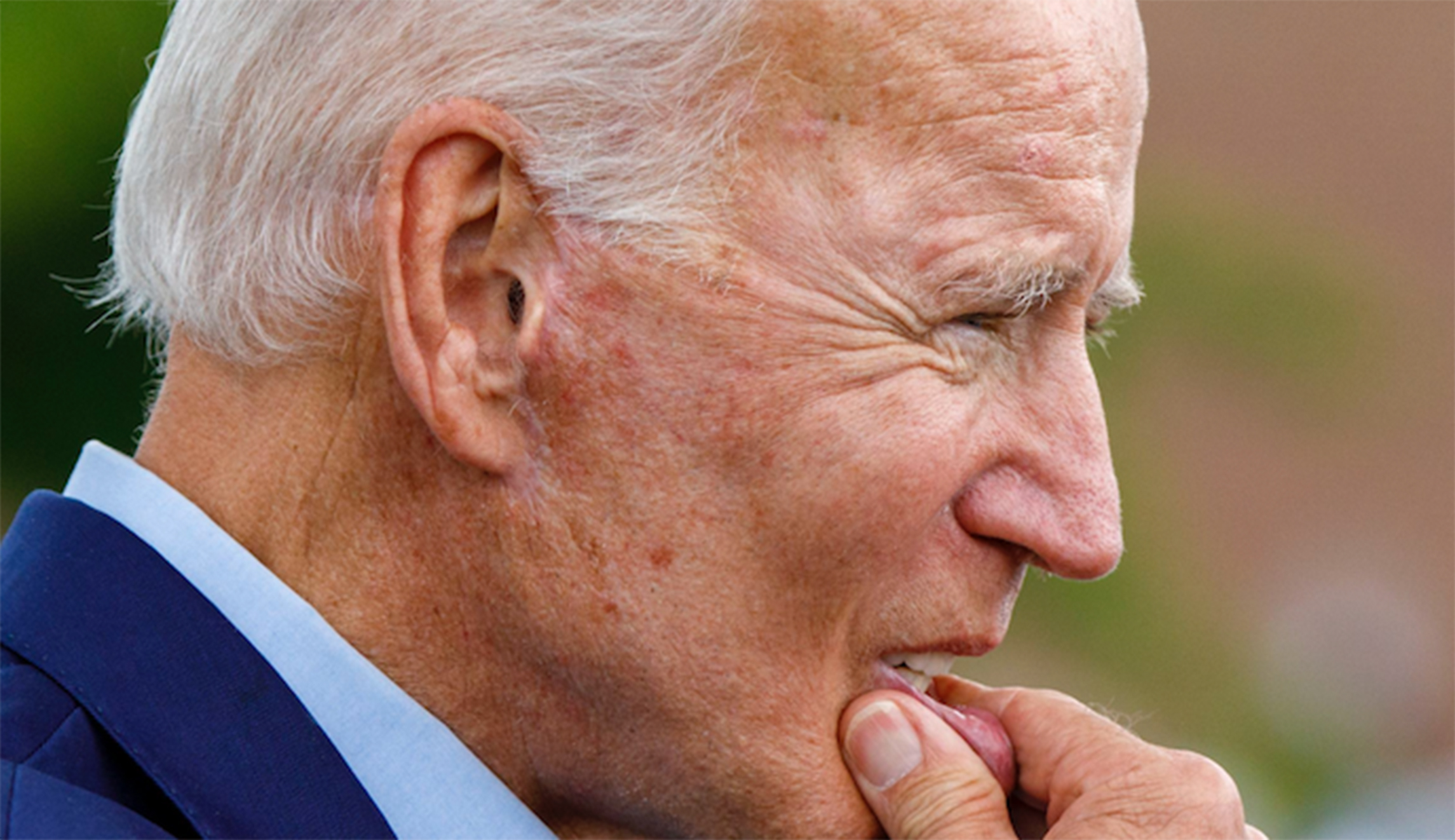 Biden face other side