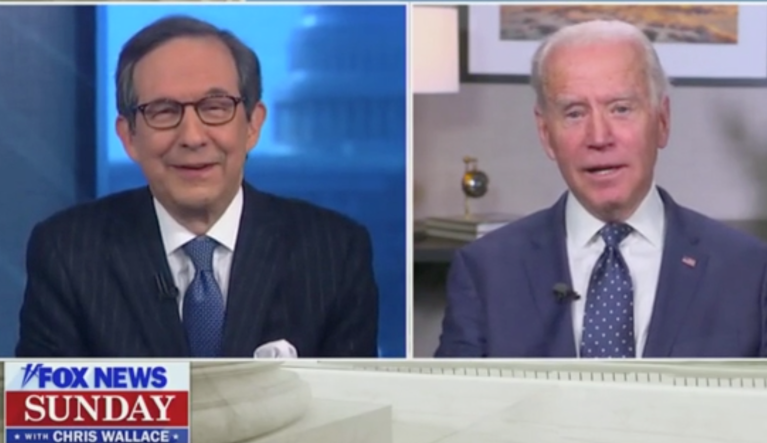 Chris Wallace corrects Biden for calling him ‘Chuck’ during interview that addressed campaign slip-ups