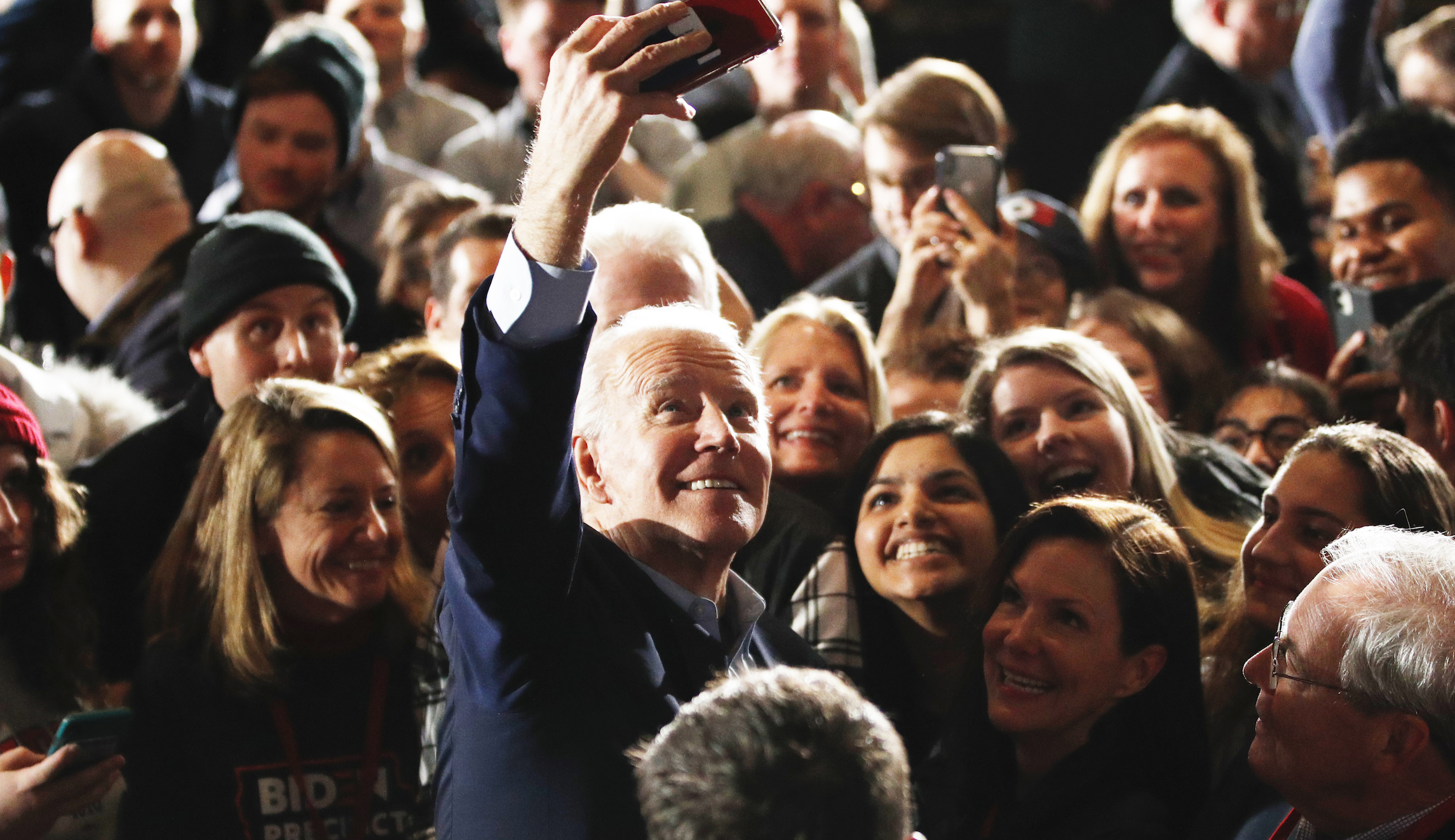 First Biden event after Iowa caucus derailed by rogue protesters