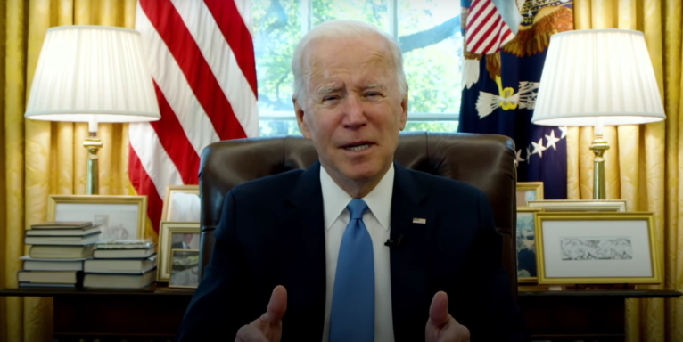 President Joe Biden speaks about the supply chain crisis. 