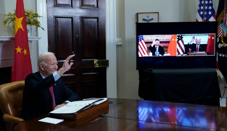 ‘Enemies all around’: Xi uses Biden virtual meeting to appear on world stage without risk of leaving home