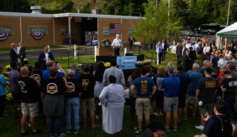 Below average, Joe: Photos show small crowd at Biden and Fetterman Labor Day rally