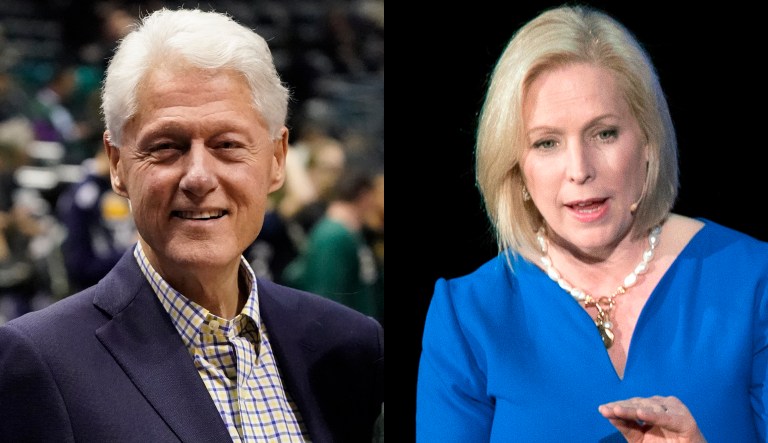 Bill Clinton and Kirsten Gillibrand