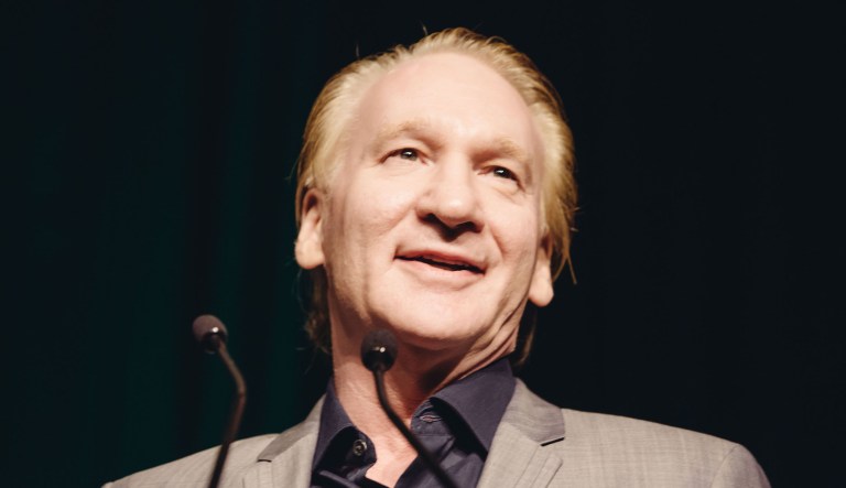 Bill Maher, winner of the First Amendment Award, speaks to the crowd at the 26th Annual Literary Awards Festival at the Beverly Wilshire Hotel on Wednesday, September 28, 2016, in Beverly Hills, Calif.