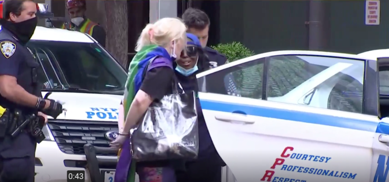 Two suspects arrested for allegedly throwing paint on BLM mural in NYC