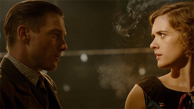 Gereon Rath (Volker Bruch) and his young assistant Charlotte Ritter (Liv Lisa Fries) in 'Babylon Berlin'