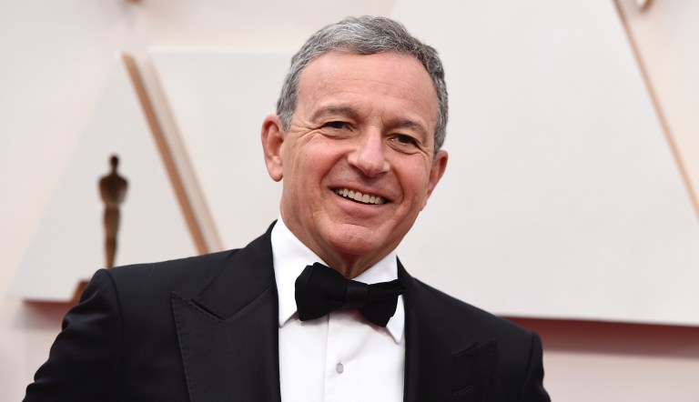 Bob Iger arrives at the Oscars on Sunday, Feb. 9, 2020, at the Dolby Theatre in Los Angeles. 