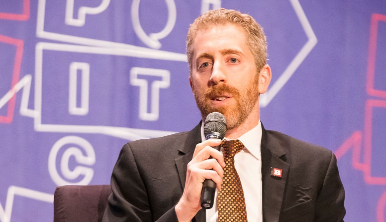 Joel Pollak attends Politicon at The Pasadena Convention Center on Sunday, Aug. 30, 2017, in Pasadena, Calif. 