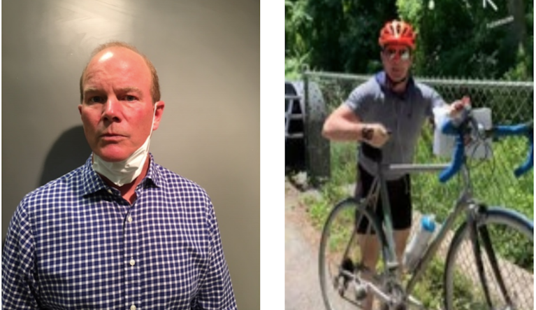 Cyclist identified and charged with assault after video of him accosting people posting signs about George Floyd