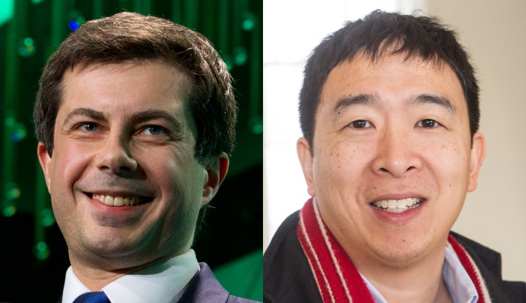 Pete Buttigieg, Andrew Yang