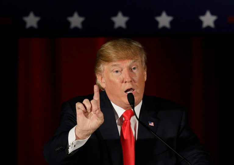 Republican presidential candidate Donald Trump demanded an apology from Democratic front-runner Hillary Clinton after she said that Trump 
