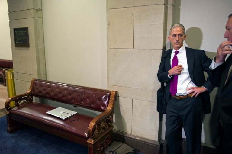 House Benghazi Committee Chairman TreyÂ Gowdy, who heads the Select Committee on Benghazi, has been slowly releasing batches of former Secretary of State Hillary Clinton's emails to the public.Â (AP Photo/Cliff Owen)