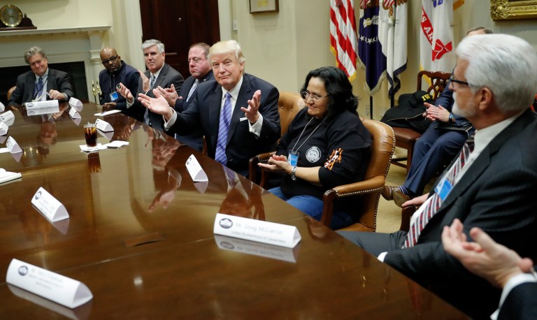 Says he will pursue bilateral deals after withdrawing from TPP. (AP Photo/Pablo Martinez Monsivais)
