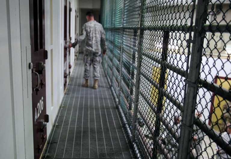 The provision is primarily a response to an effort by the White House to transfer Gitmo's 80 remaining detainees to U.S. soil before the end of Obama’s term in office. (AP Photo)