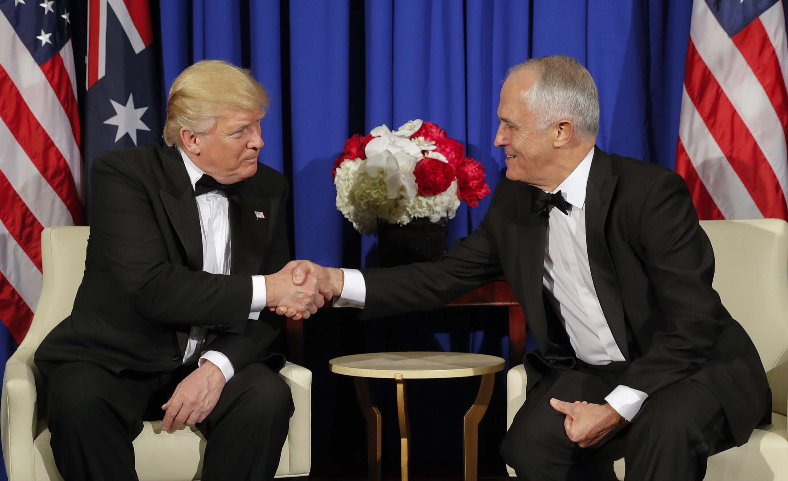 Trump blames press for ‘big exaggeration’ on call about Australia refugee deal
