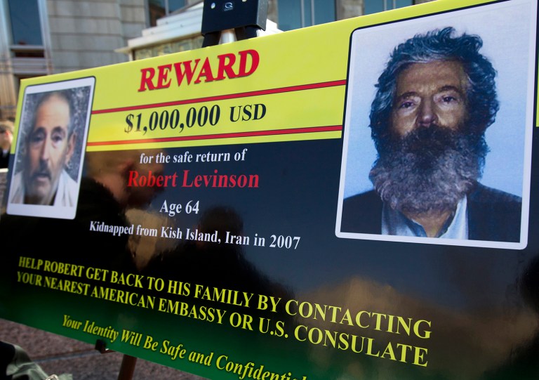 It's been 10 years since former FBI agent Robert Levinson disappeared while in Iran on an unauthorized CIA mission and his family is still waiting for answers. (AP Photo/Manuel Balce Ceneta, File)