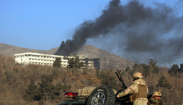 The Islamic State group and the Taliban are competing to take credit for a horrific spike in violence in Afghanistan over the last month, and analysts say both insurgent groups are growing in strength as security forces wither under their relentless attacks and a feuding government struggles to win over citizens. (AP Photo/Rahmat Gul, File)